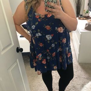Torrid Floral Tank Top